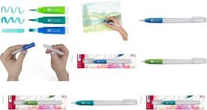 Immagine prodotto Tombow Spazzola con serbatoio d'acqua Set di 3, piatto