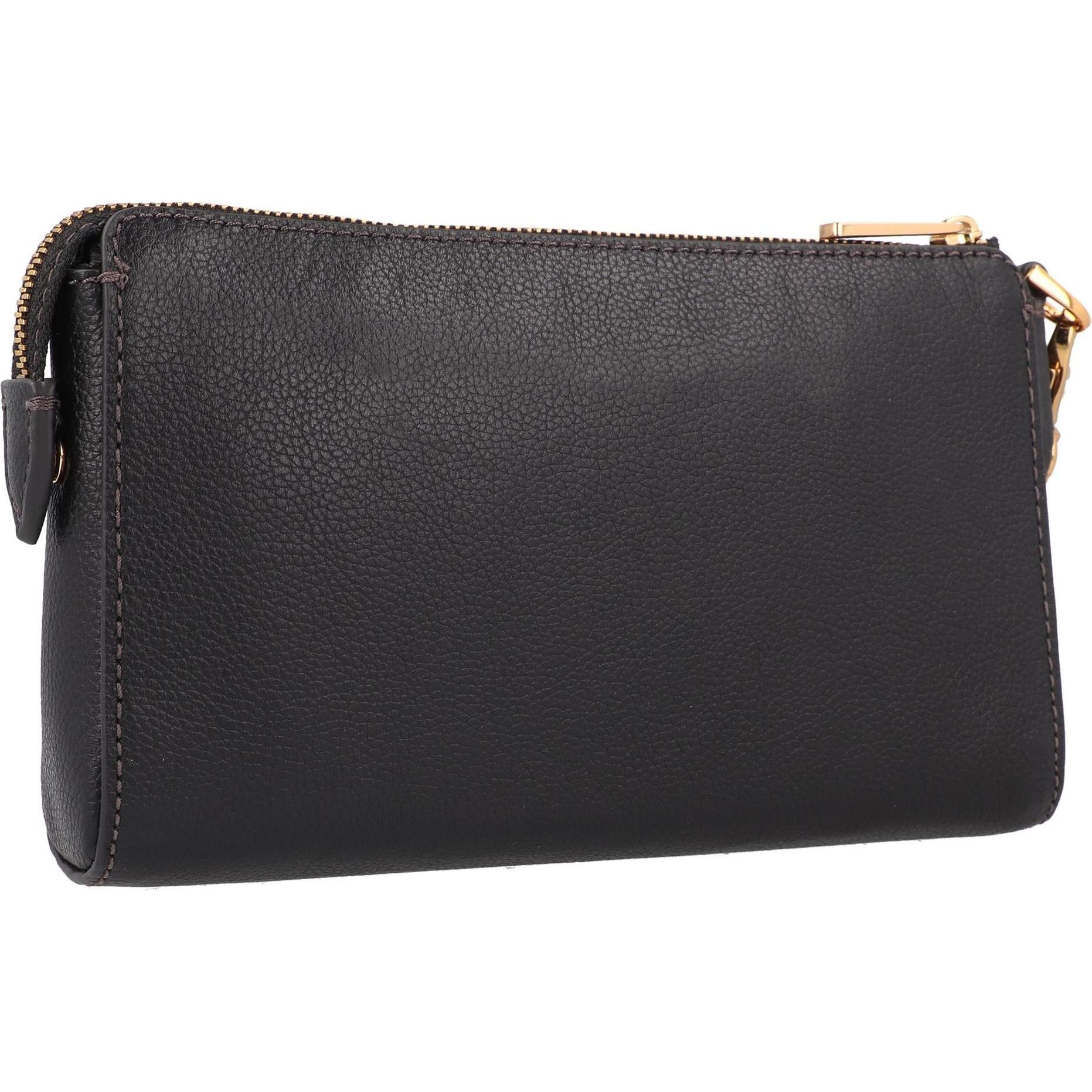 Thumbnail - Fossil, Handtasche, Wristlet Herrentasche Leder 19 cm, Schwarz
