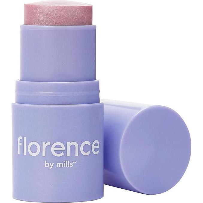 Florence by Mills, Highlighter + Bronzer, Self-Reflecting Highlighter Stick Self-love respect Pink (Self-love respect Pi...