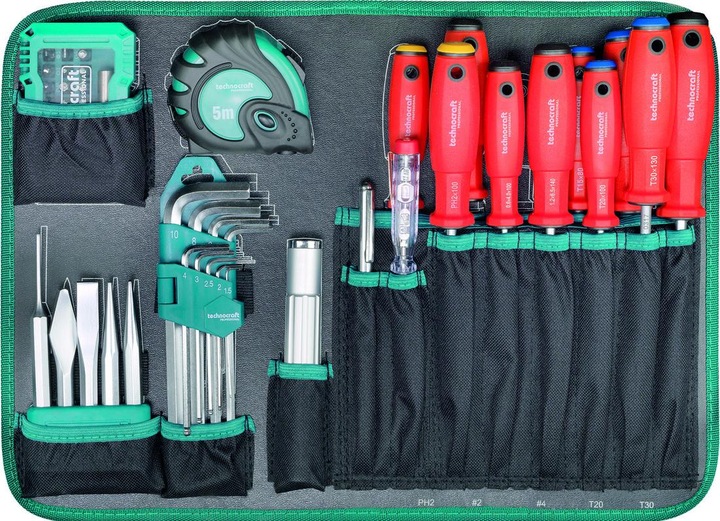 Image du produit technocraft Coffret à outils ABS PRO CHROME 152 pcs. (152 pièces)