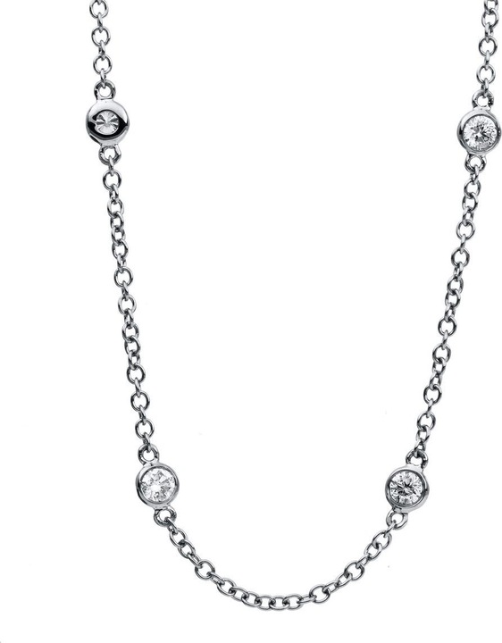 Image du produit Goldberg Diamant Collier Zarge 18 kt WG (Or blanc, 42 cm)