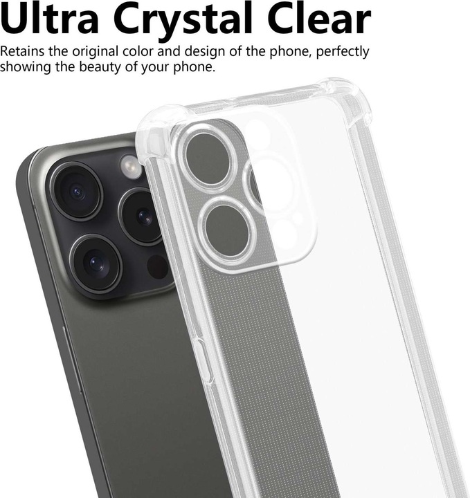Actual product image Cadorabo Bumper Case for Apple iPhone 15 PRO TPU Ultra Slim AIR (Apple iPhone 15 Pro)