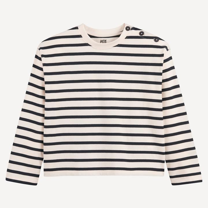 Produktbild La Redoute Collections Gestreiftes Langarmshirt (128)