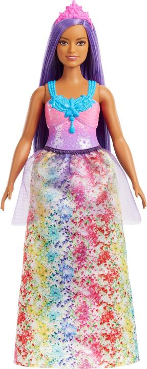 Produktbild Barbie Dreamtopia Prinzessinnen-Puppe (kurvig, brünettes Haar), ab 3 Jahren