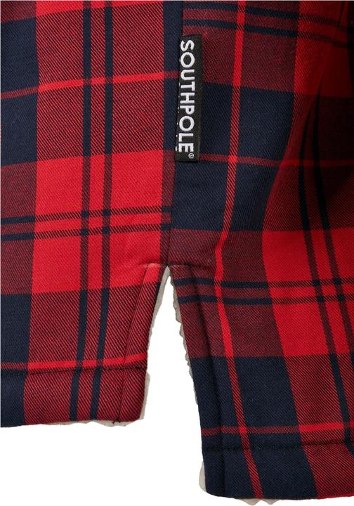 Actual product image Southpole Check Flannel Sherpa Jacket (L)