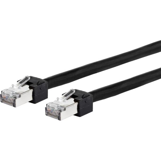 Metz Connect Patchkabel Cat.6 Ultraflex500 VoIPAWG26 S/FTP schwarz 1.5m (S/FTP, CAT6, 1.50 m), Netzwerkkabel