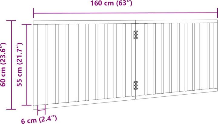 Actual product image vidaXL Hundegitter
