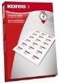 Actual product image Kores Universal labels 190x38mm