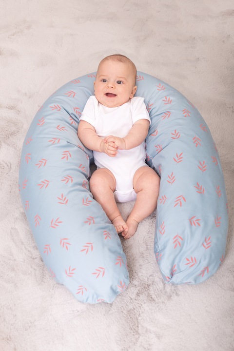 Image du produit Zewi Housse pour coussin d’allaitement 9897 rose Stars (190 cm)