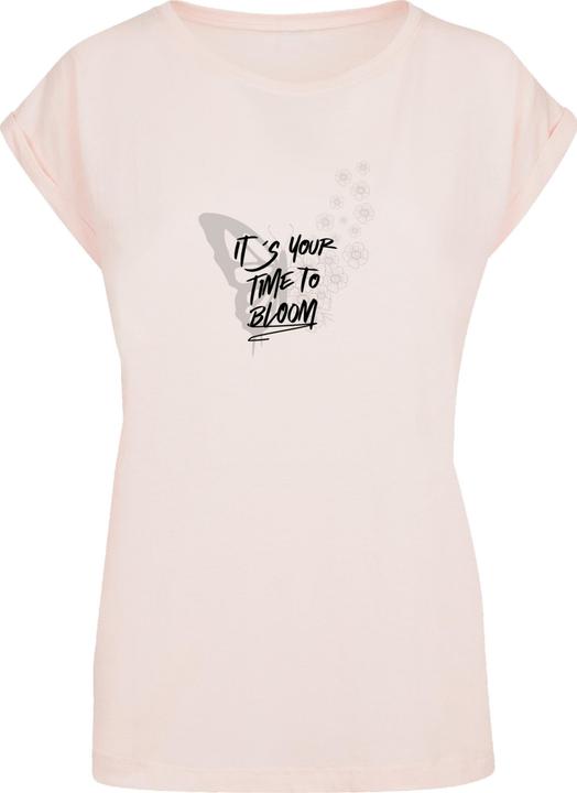 Produktbild Merchcode Ladies Its Your Time To Bloom Extended Shoulder Tee - 112545 (M)