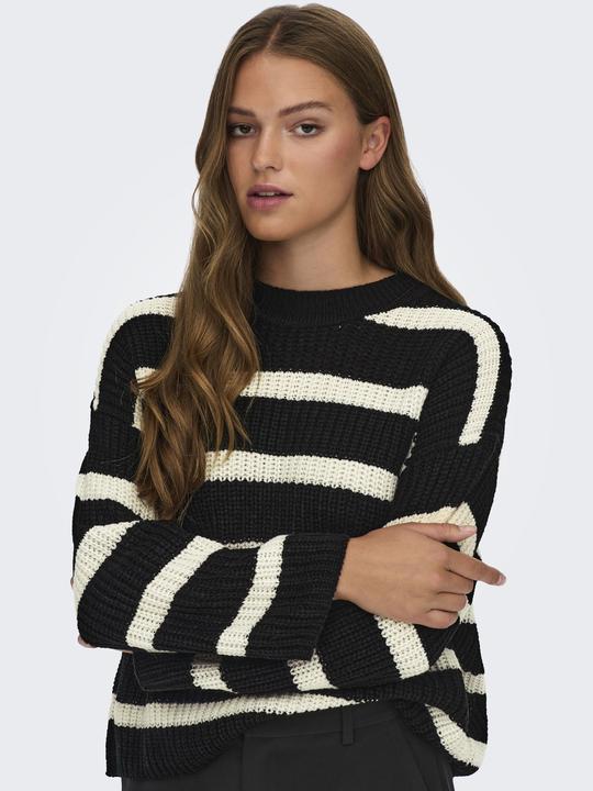 Produktbild JdY Gestreifter Strickpullover (L)