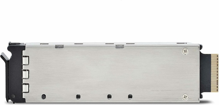 Actual product image StarTech com TR-M2-REMOVABLE-PCIE, Storage drive tray, PCI Express 4.0, M.2, Black, Silver, 64 Gbit/