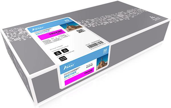 Image du produit Astar AS20182 BRO. HLL3210 Toner mag TN243M 1000pages - Unité de toner - magenta