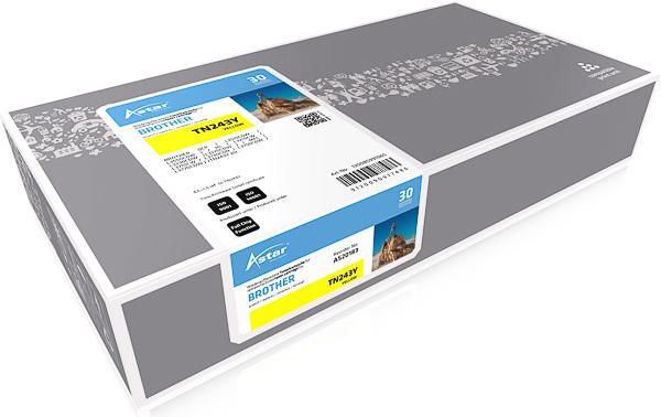 Image du produit Astar AS20183 BRO. HLL3210 Toner YEL TN243Y 1000pages - Unité de toner - jaune (Y)