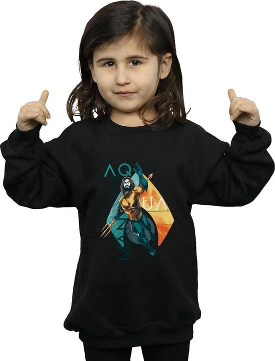 Produktbild Aquaman Tropical Icon Sweatshirt Mädchen (140, 146)