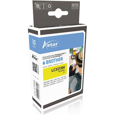 Astar, Druckerpatrone, AS70044 BRO.DCPJ772DW TINTE YEL HC LC3213Y 400Seiten hohe Kapazitaet (Y)