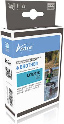 Produktbild Astar Brother Ink cyan LC3217C 550 Seiten inkl. Chip - Broth. Ink MFCJ6930DW - c