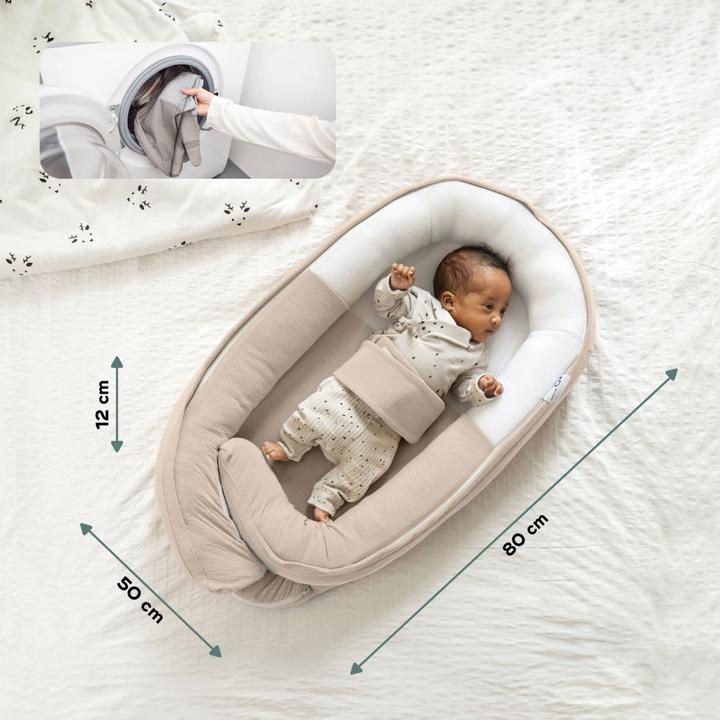 Produktbild Doomoo doomoo Babynestchen & Bettschlangen Babynest Cocoon mit Bauchgurt - Tetra Sa