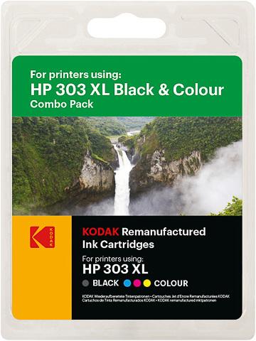 Immagine prodotto Kodak 303xl 3yn10ae 1x12ml/1x10ml blk+col