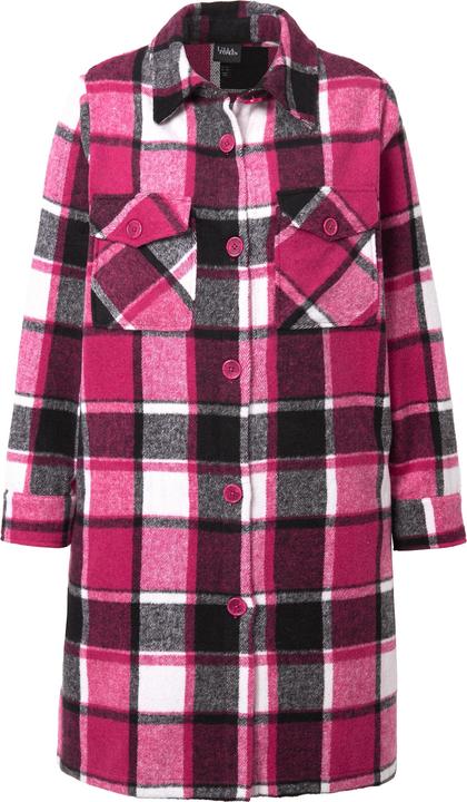 Actual product image Ulla Popken Plaid Long Sleeve Shacket (46, 48)