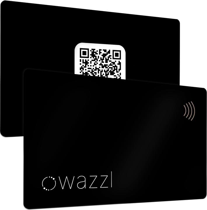 Immagine prodotto wazzl Smartcard - Biglietto da visita digitale con codice QR (profilo) NFC (Smart Card)