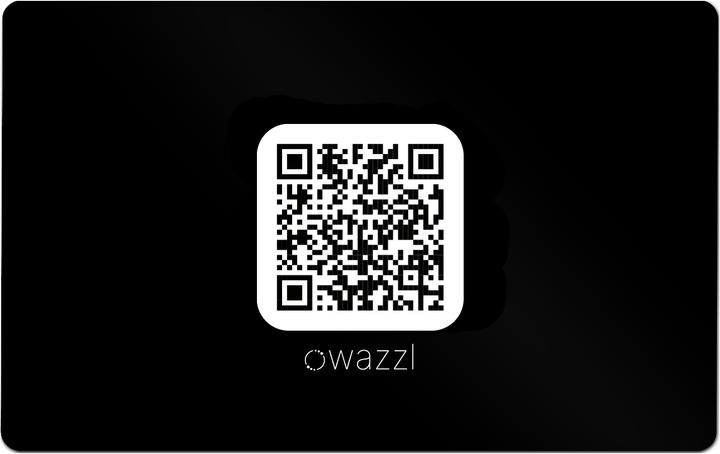 Immagine prodotto wazzl Smartcard - Biglietto da visita digitale con codice QR (profilo) NFC (Smart Card)