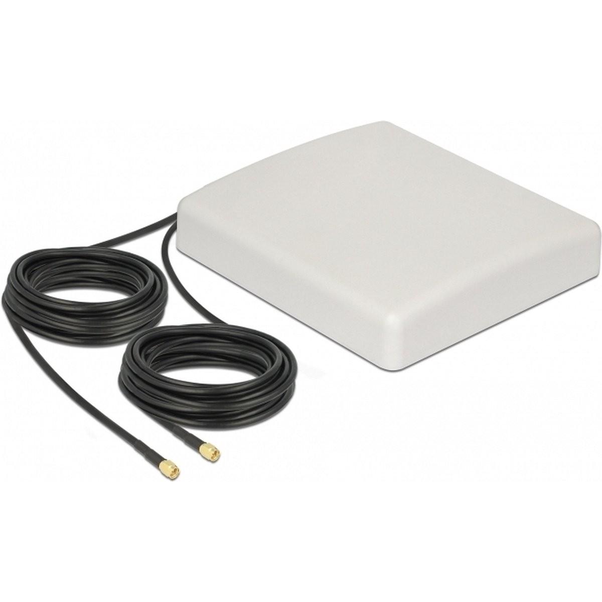 Delock Antenna LTE/HSPA/GSM, 2x connettore SMA (GSM), Antenna WiFi