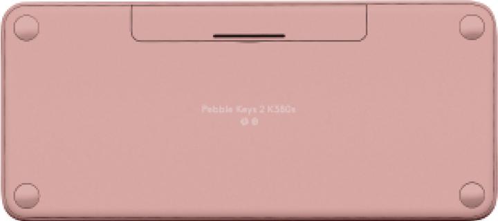 Produktbild Logitech PEBBLE KEYS 2 K380S ROSE DEU BT (Deutschland, Kabellos)