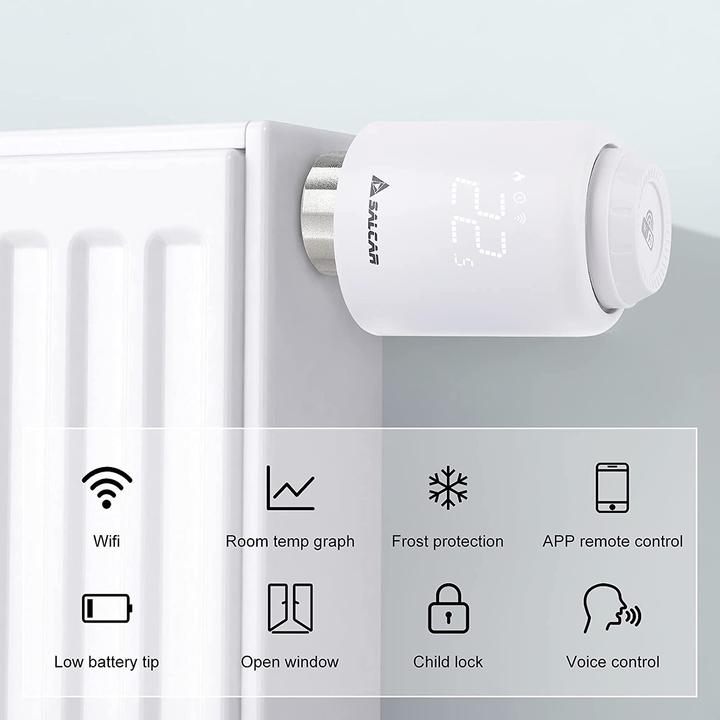 Produktbild Salcar Heizkörper Thermostat WIFI