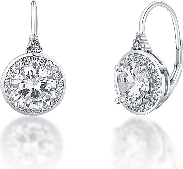 Produktbild JVD Beautiful silver earrings with zircons SVLE1120XH2BI00