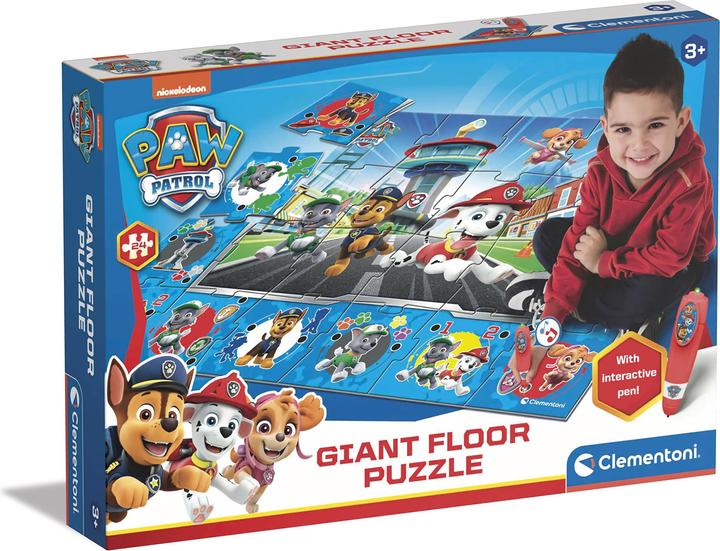 Immagine prodotto Clementoni Puzzle gigante da pavimento - Paw Patrol (61970) (24 pezzi)