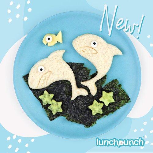 Immagine prodotto Lunch Punch Tagliabiscotti Sandwich Squalo (Set di 2)