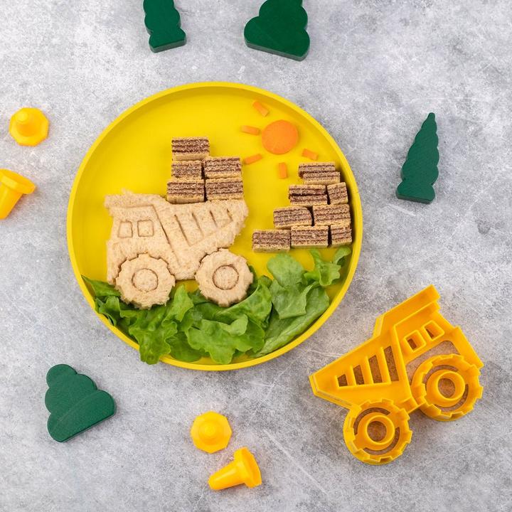 Actual product image Lunch Punch Sandwich Ausstechformen Baustellenfahrzeuge