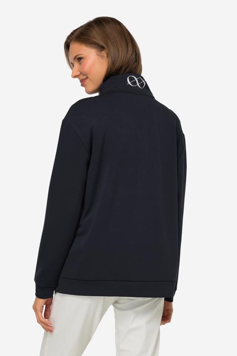 Produktbild Laurasøn Sweatshirt, Troyerkragen, Langarm, Seitenschlitze (M)