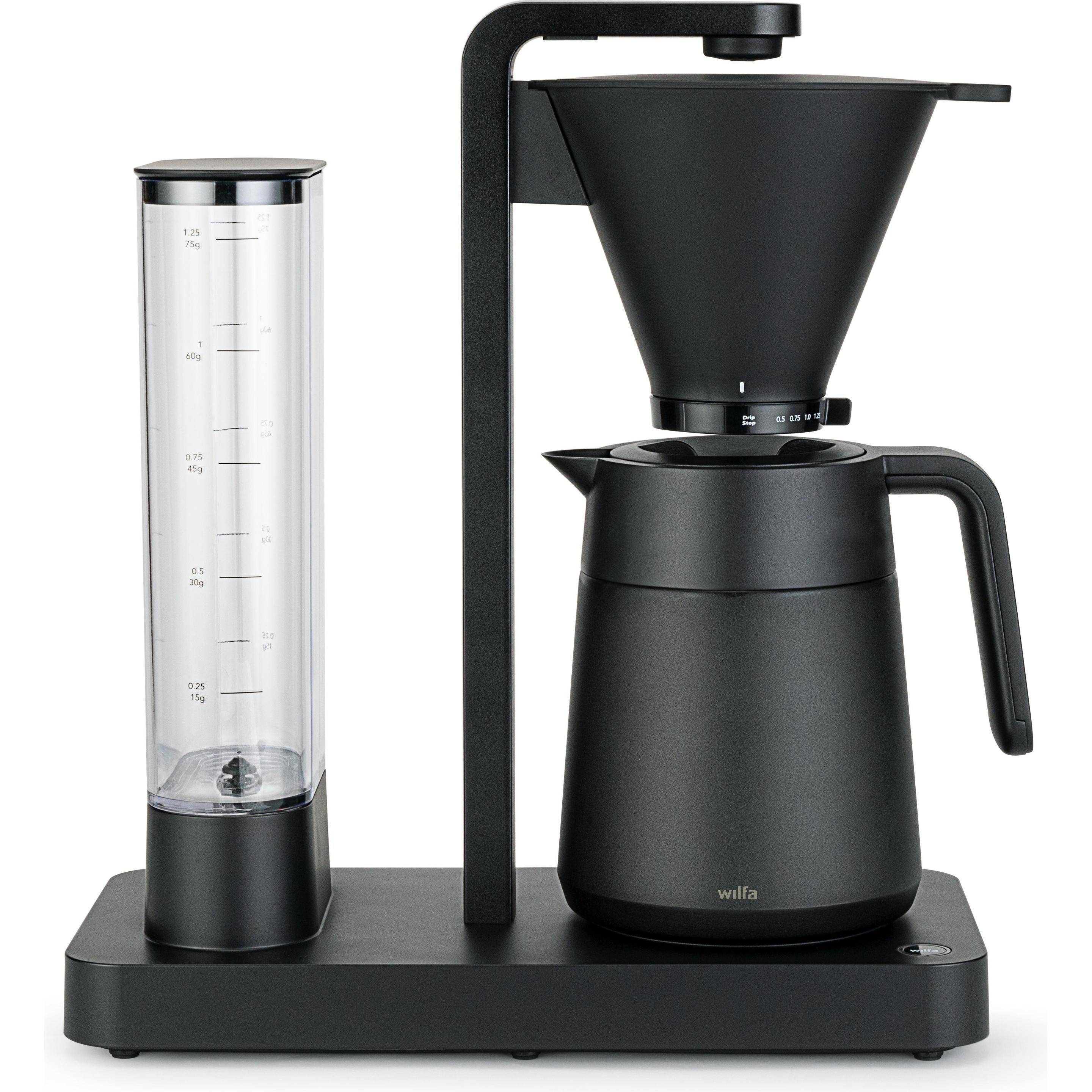 Wilfa Performance Thermo Coffee maker, Filterkaffeemaschine, Silber, Schwarz