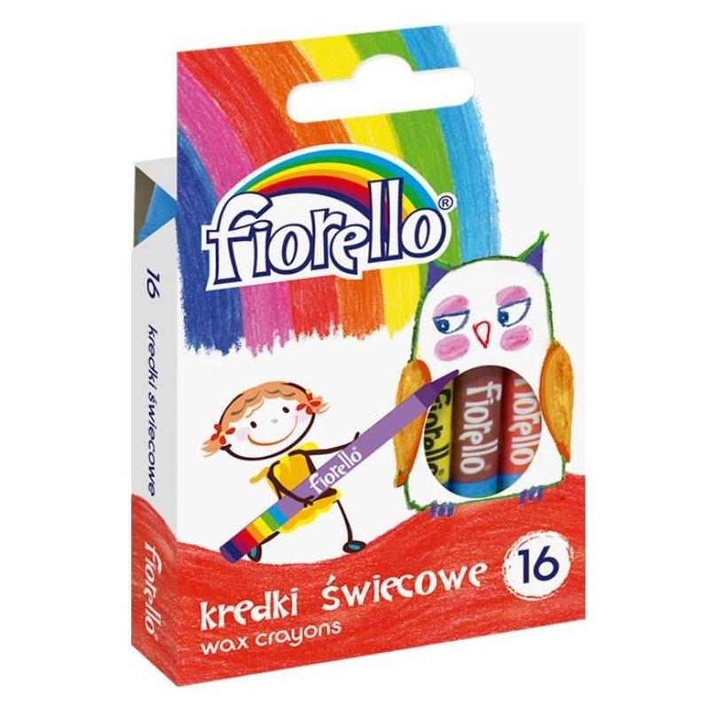 Fiorello, Kleurpotloden, Wachsmalstifte 16 Farben (16x)
