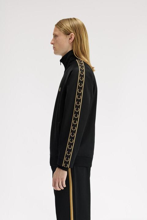 Actual product image Fred Perry training jacket with contrasting stripes (L)