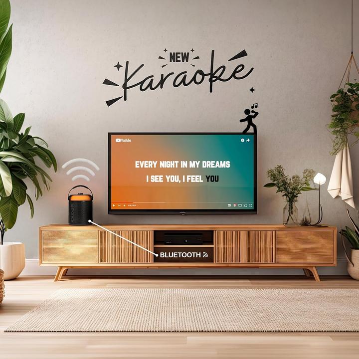 Image du produit Ibiza Karaoke-Lautsprechersystem mit Mikrofonen