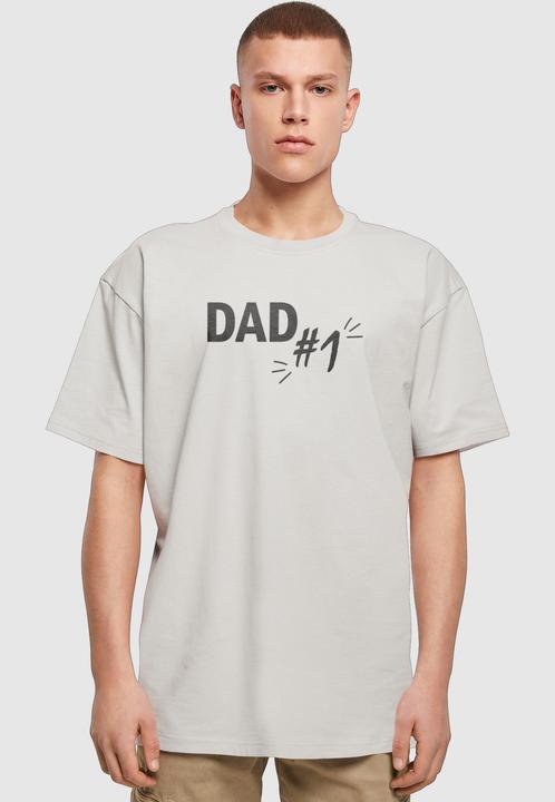 Produktbild Merchcode Fathers Day - Dad number 1 Heavy Oversize Tee - 115173 (M)