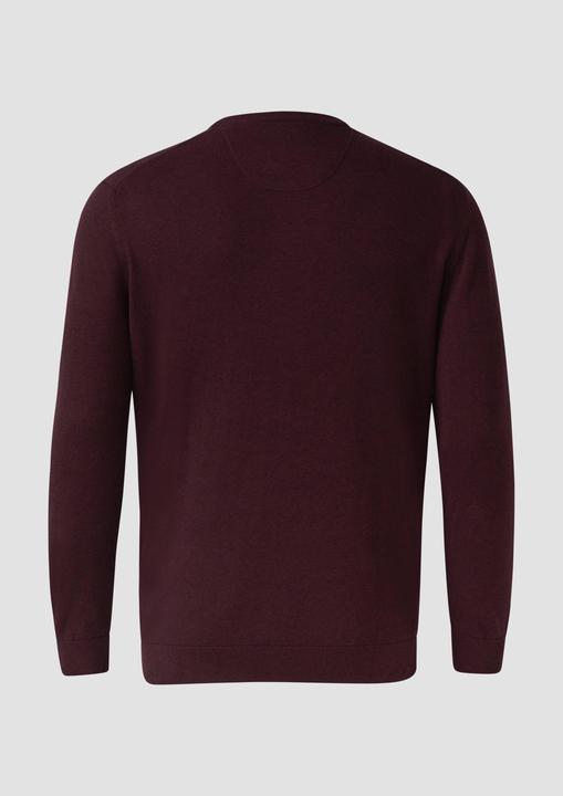 Actual product image s.Oliver Strickpullover Baumwollpullover mit Logo-Stickerei (5XL)