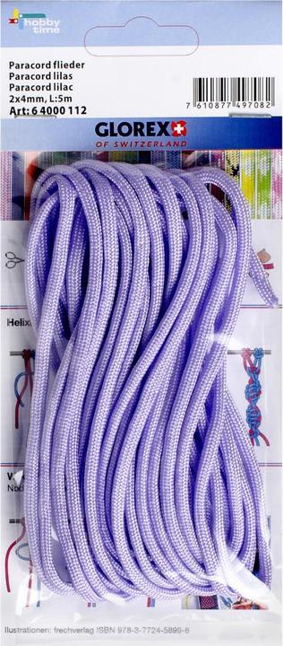Image du produit Glorex Paracord 2x4mm, 5m lilas