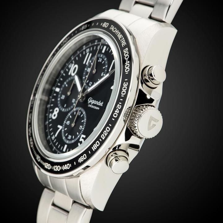Actual product image Gigandet Analog Chronograph with Tachymeter Scale and 100m Water Resistance (Analogue wristwatch, Chronograph)