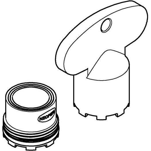 Grohe, Zubehör Sanitärinstallation, Mousseur chrom 5 l/min