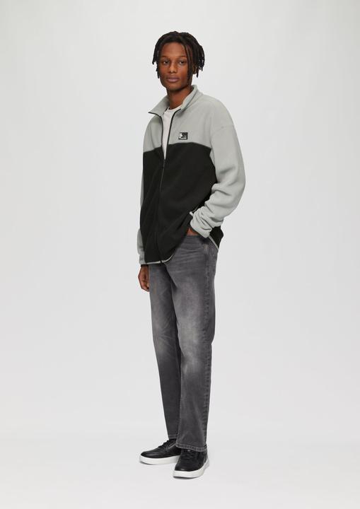 Image du produit S.Oliver Sweatshirt Jacke Fleecejacke mit Stehkragen (S)