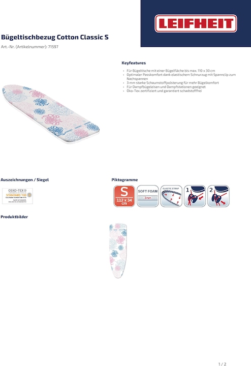 Actual product image Leifheit Cotton Classic