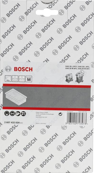 Produktbild Bosch Professional Zubehör Polyester-Flachfaltenfilter