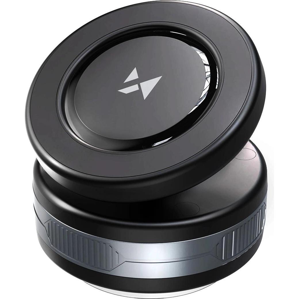 Wozinsky WUSQ-01 Autohalterung mit Qi-Ladegerät, kompatibel mit MagSafe, Schwarz, Supporto per smartphone, Nero