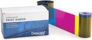 Actual product image DataCard YMCKT Colour (Cyan, Magenta, Yellow, Resin Black, Clear Overlay) (Black, Blue, Transparent, Violet, Yellow)