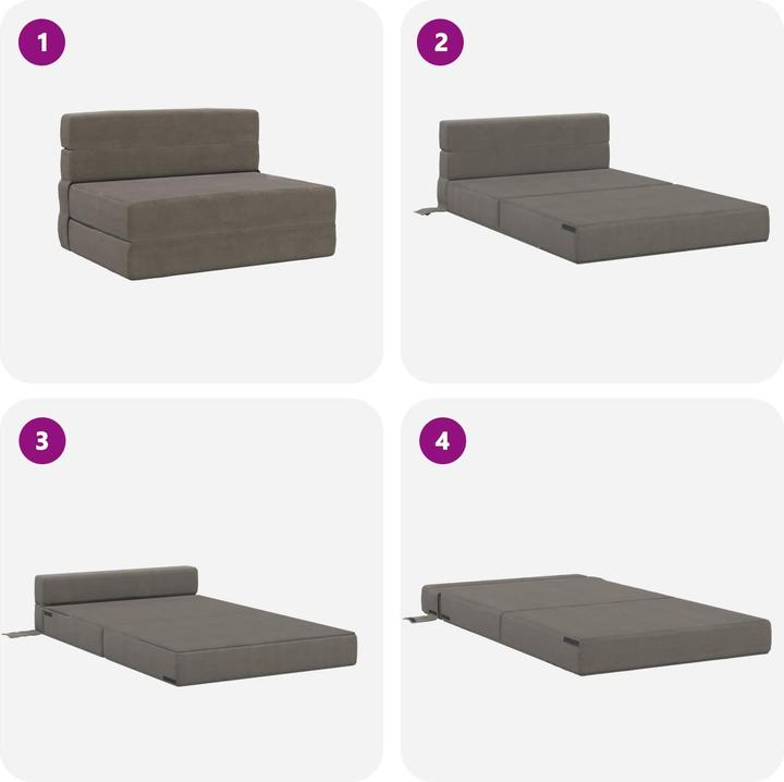 Produktbild vidaXL Klappsofabett