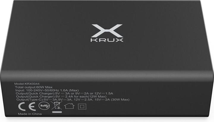 Image du produit Krux CHARGEUR USB 60W PD QC 3.0 (USB 3.0, 60 W)